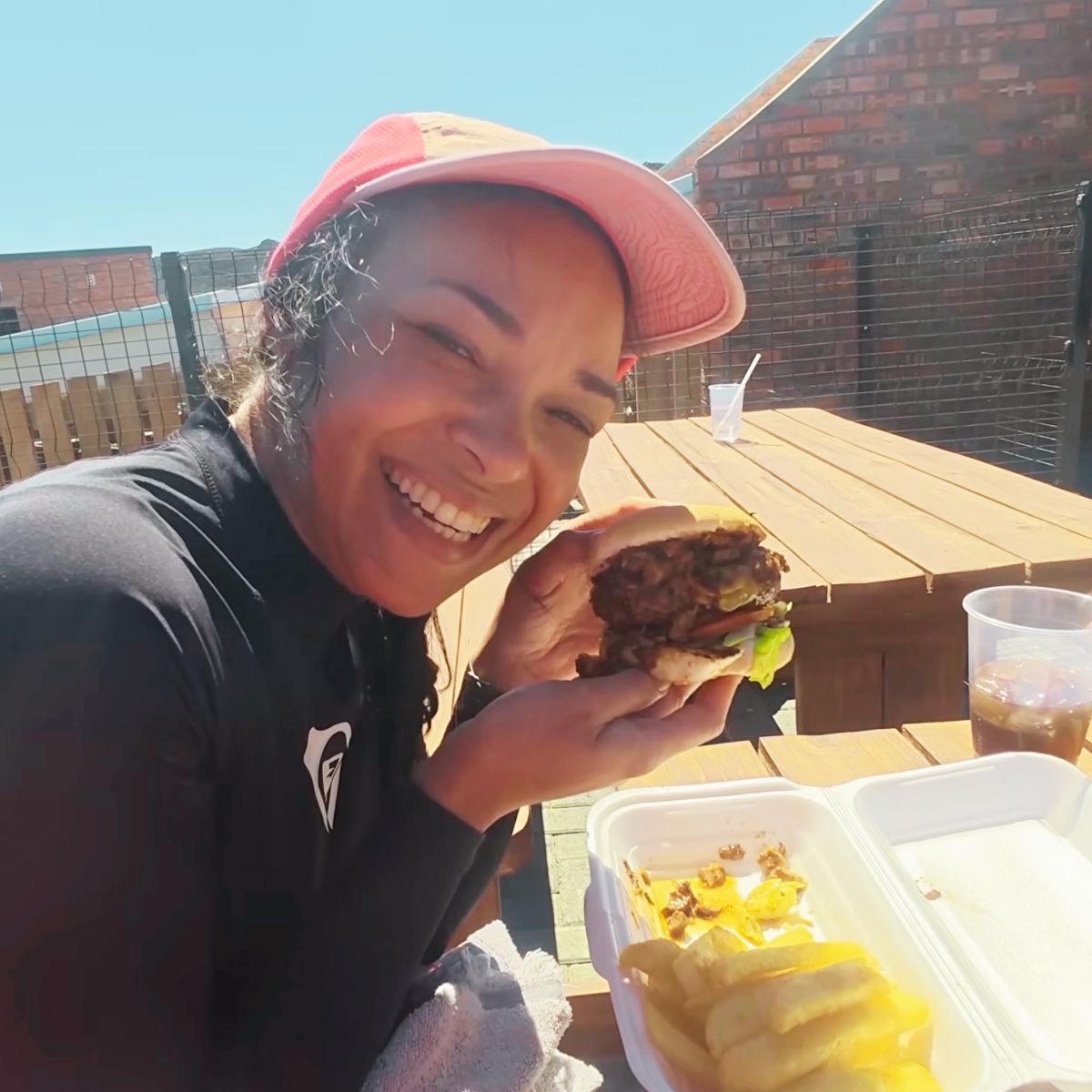 Absolutely Wild Farmstays - burgers at the restaurant