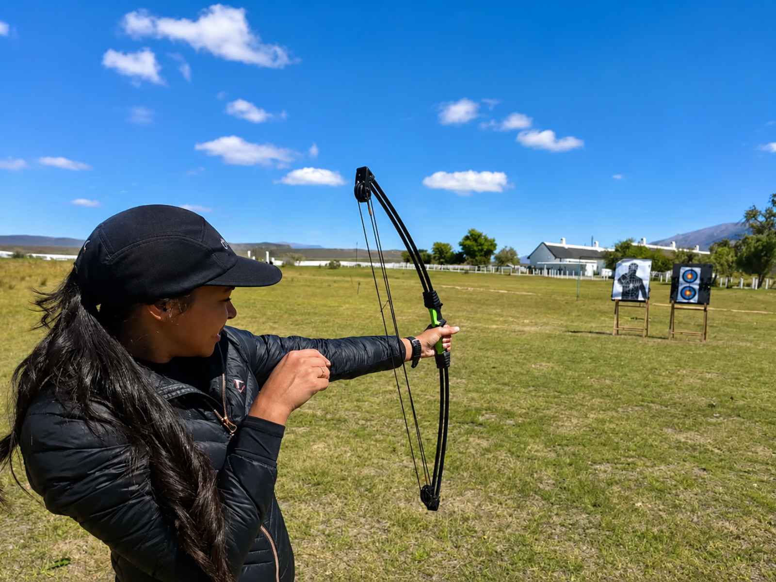 AfriCamps at Karoo 1 - archery on the farm